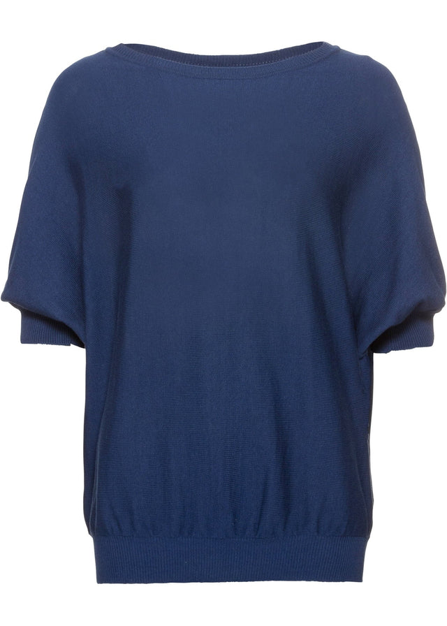 Fino pleten pulover iz bombažne mešanice