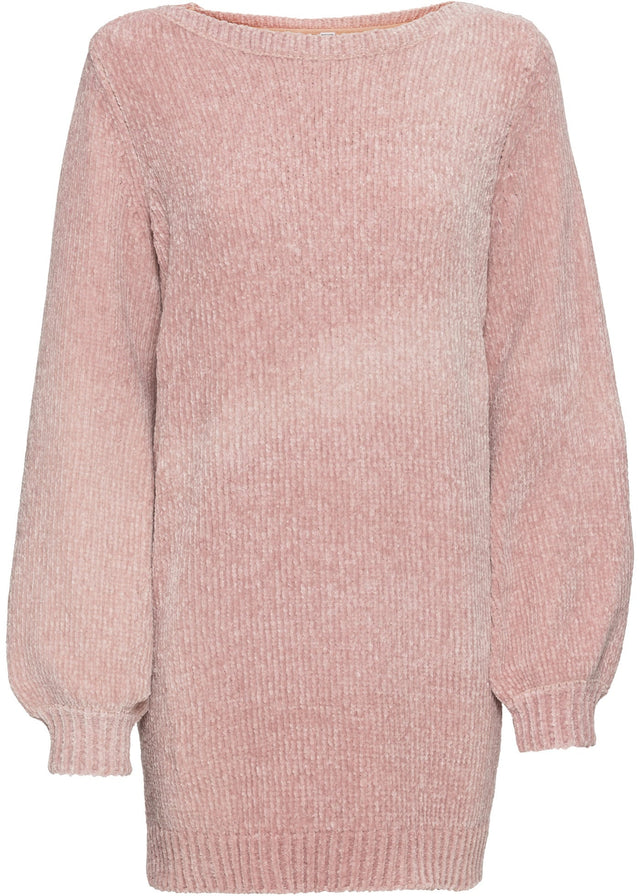 Dolg pulover iz šenilje