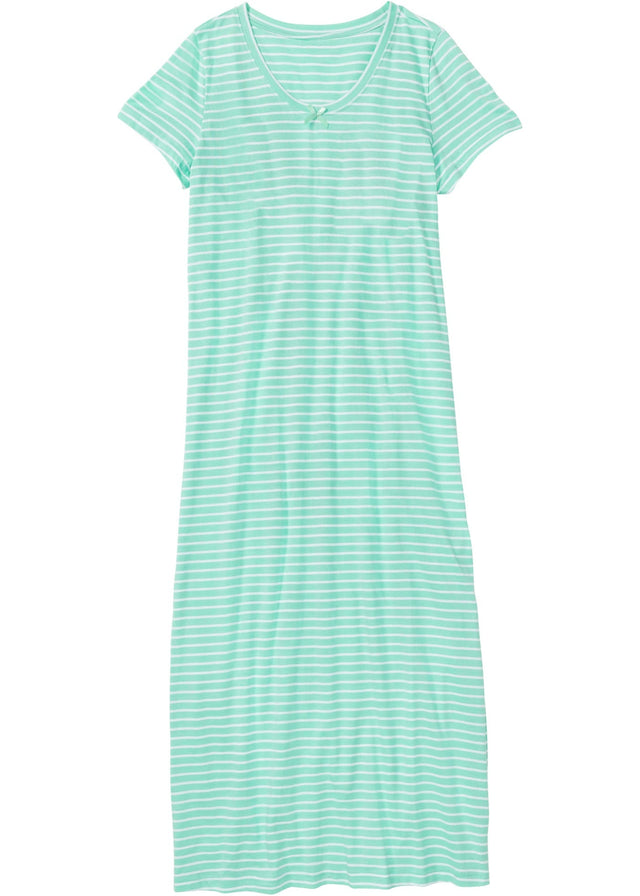 Dolga spalna srajca iz čistega bombaža