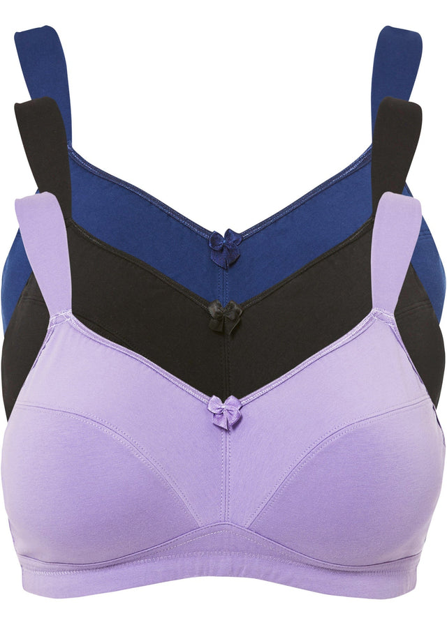 Nedrček brez kosti z bombažem (3 kosi)