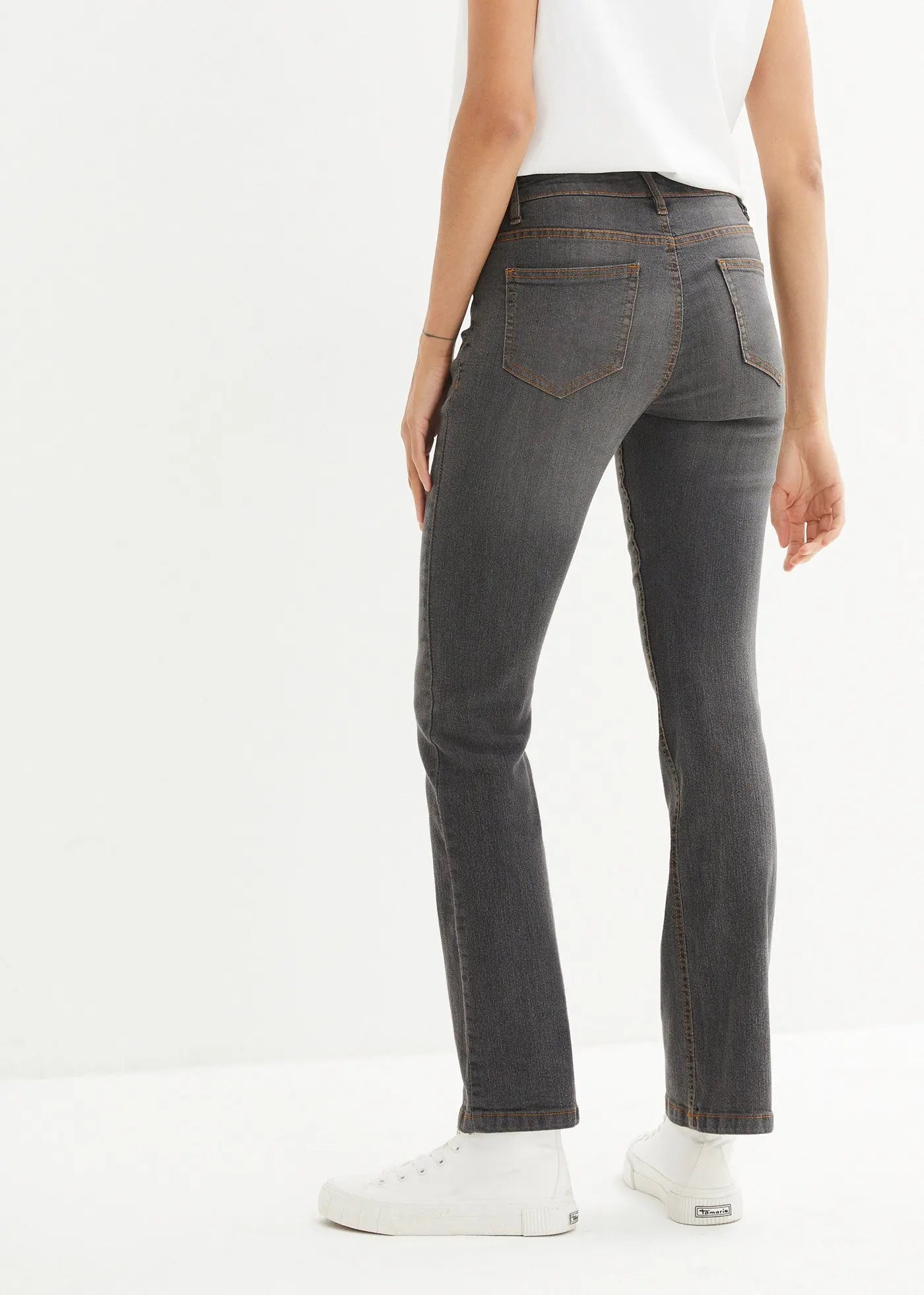 Bootcut Jeans Mid Waist, Stretch