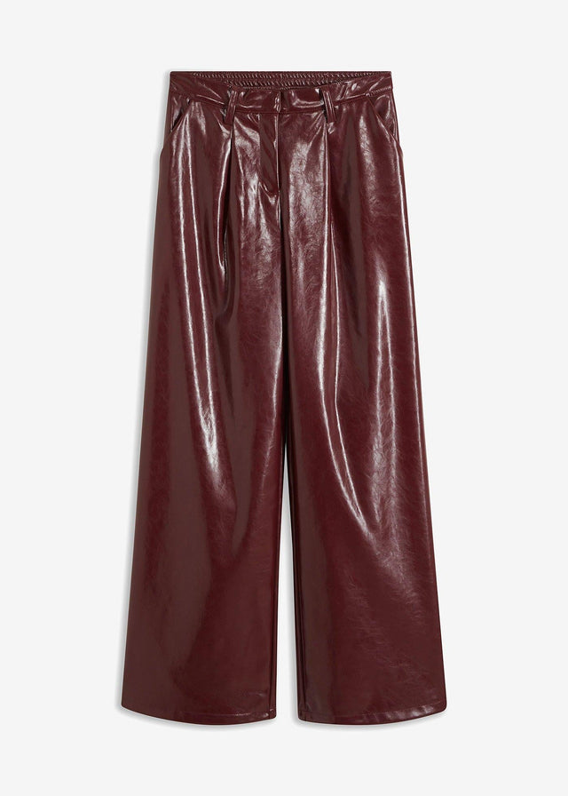 Hlače iz umetnega usnja