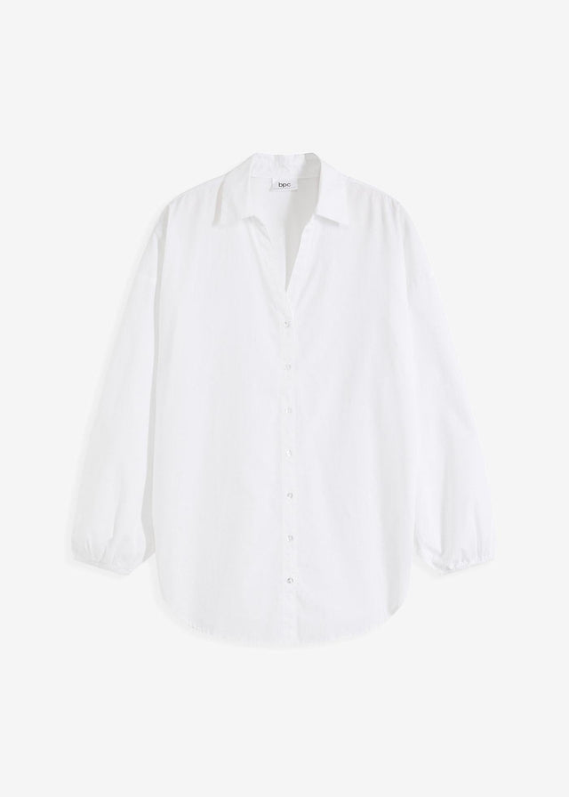 Ohlapna bluza iz čistega bombaža