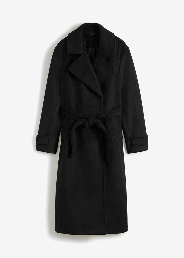 Plašč v volnenem videzu