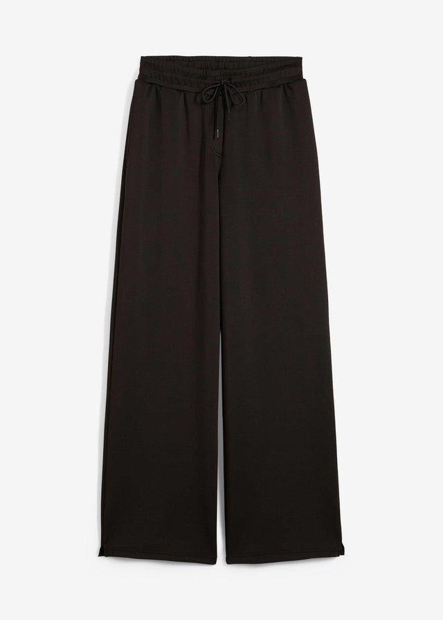 Hlače iz kompaktnega interlock jerseyja