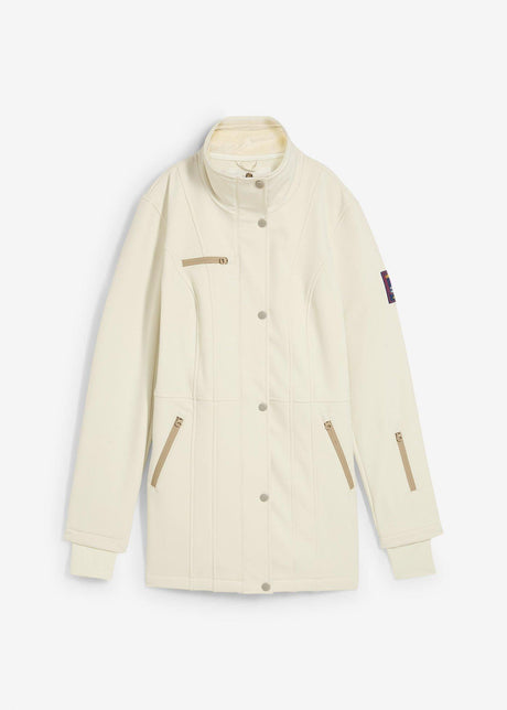 Vodoodbojna softshell stretch dolga jakna