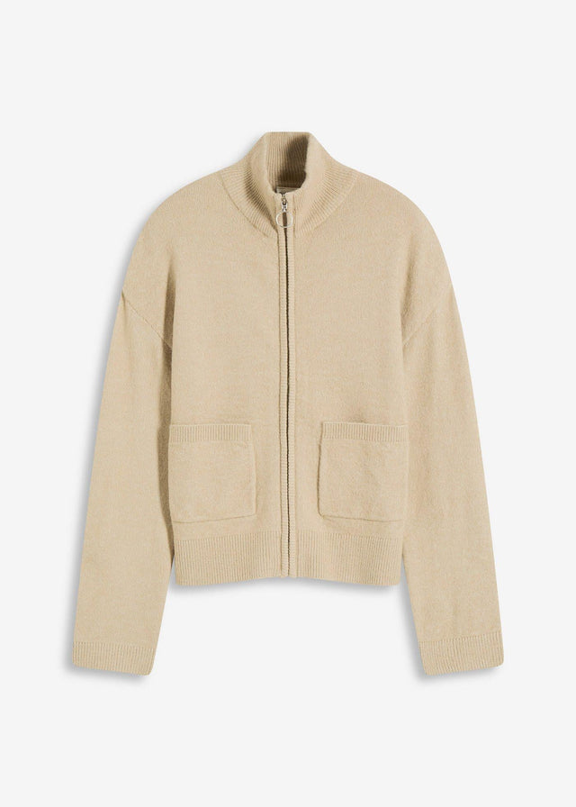 Pletena jopa z zadrgo