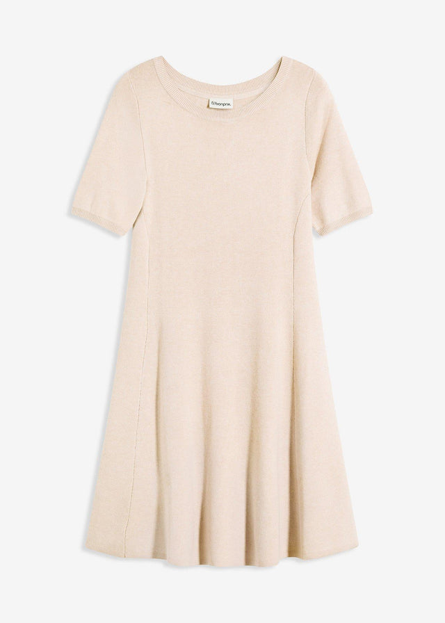 Pletena obleka iz mehke viskozne mešanice