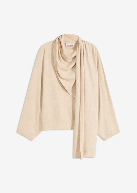 Fino pleten pulover iz mehke viskozne mešanice