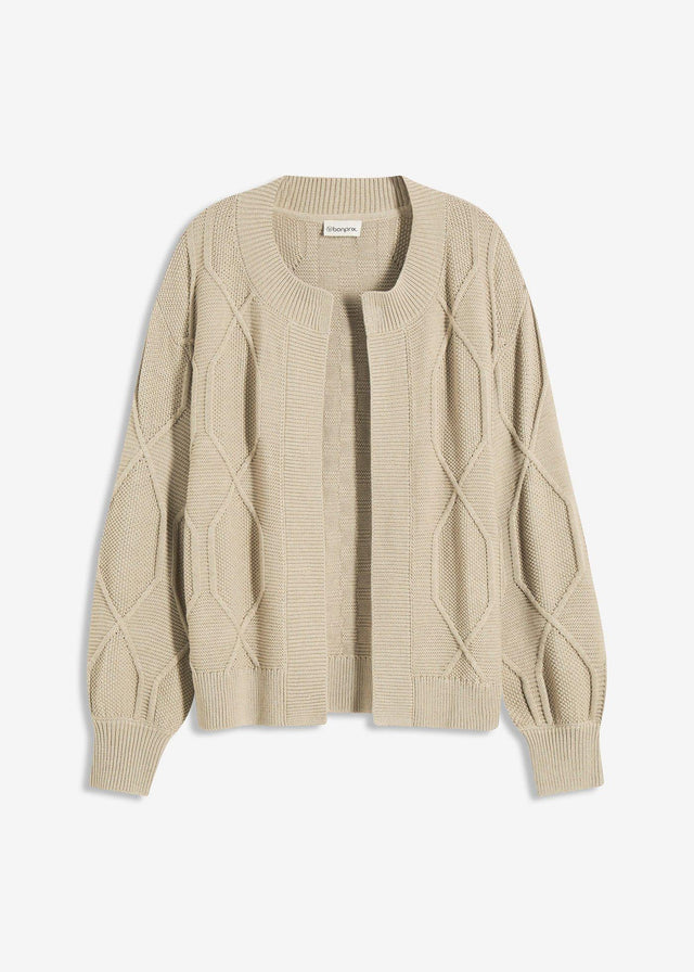 Pletena jopa s kitastim vzorcem