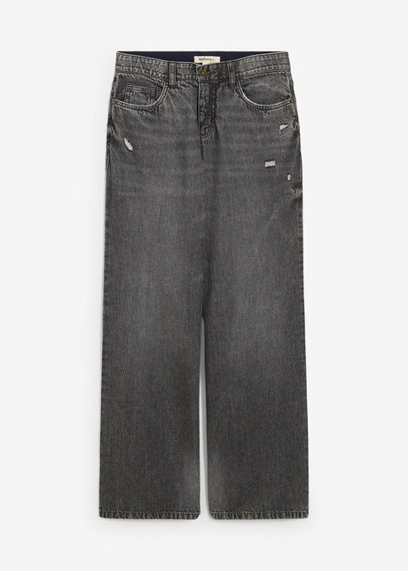 Baggy kavbojke s srednje visokim pasom