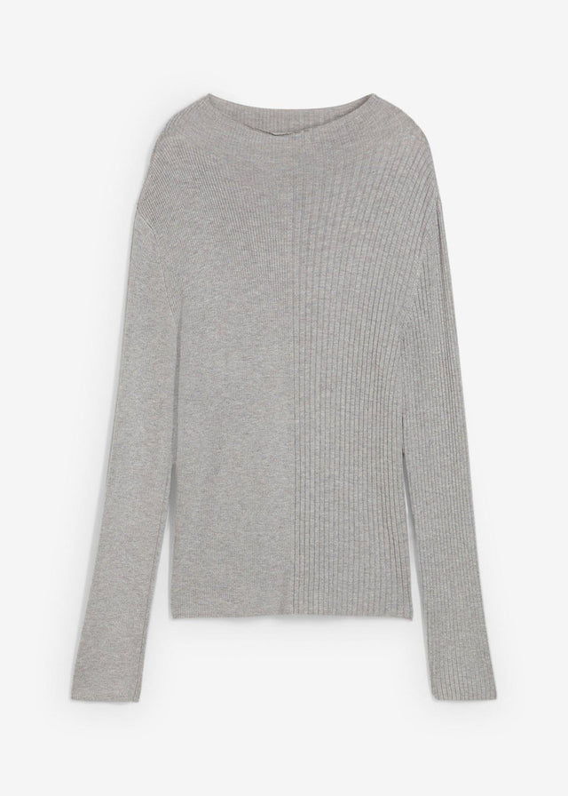 Rebrasta majica iz viskozne mešanice