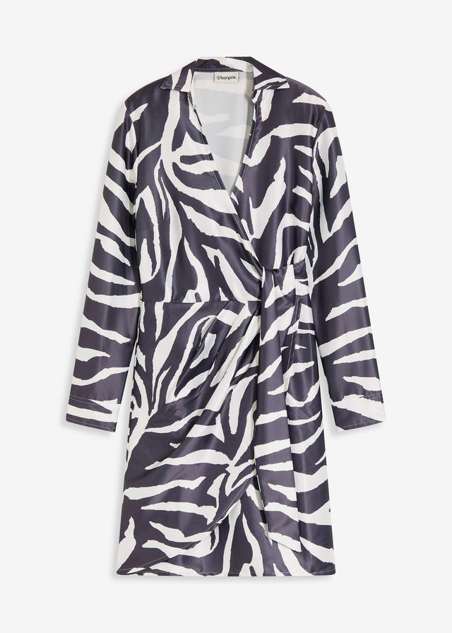 Ovita obleka iz padajočega satena