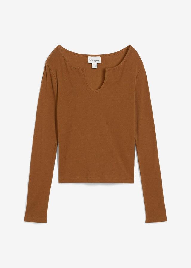 Rebrasta majica iz čistega ekološkega bombaža