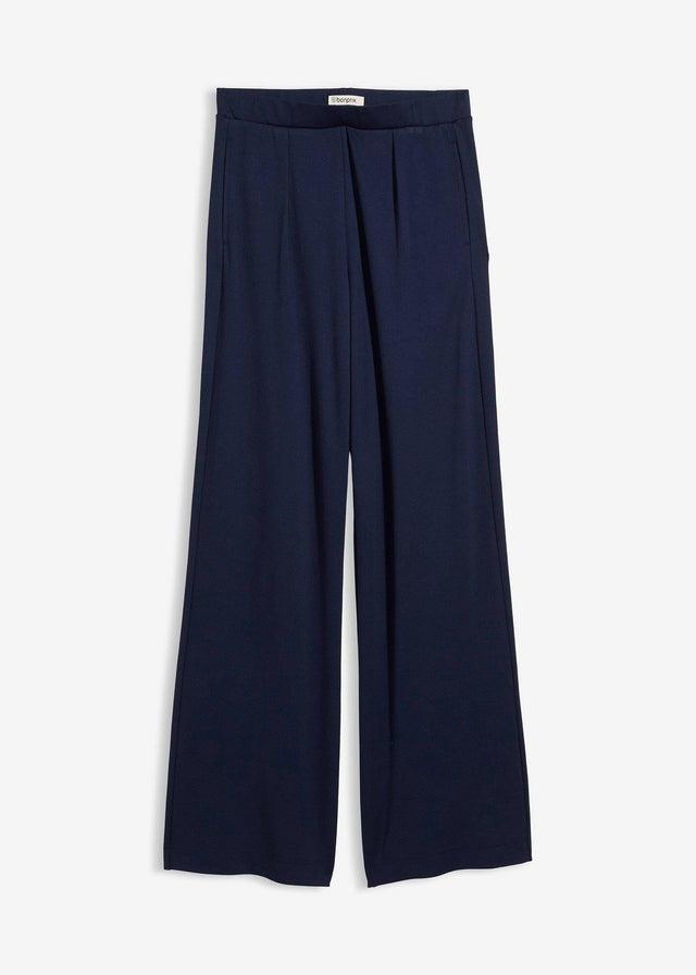 Palazzo hlače iz udobnega Punto Di Roma trikoja