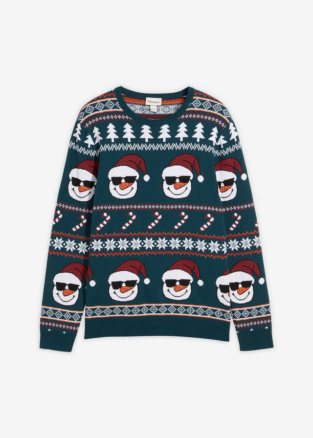 Norveški pulover z recikliranim bombažem