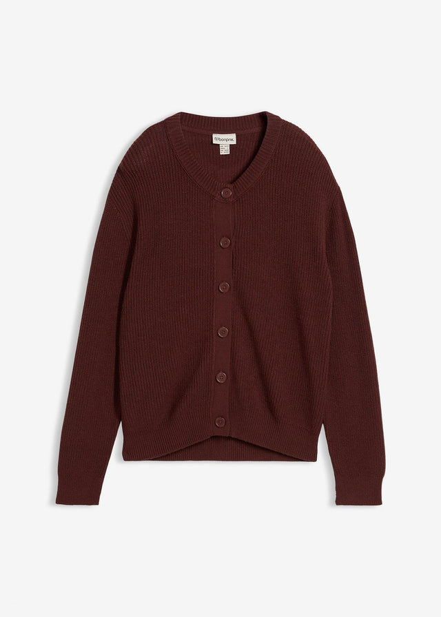 Fino pletena jopa z okroglim izrezom