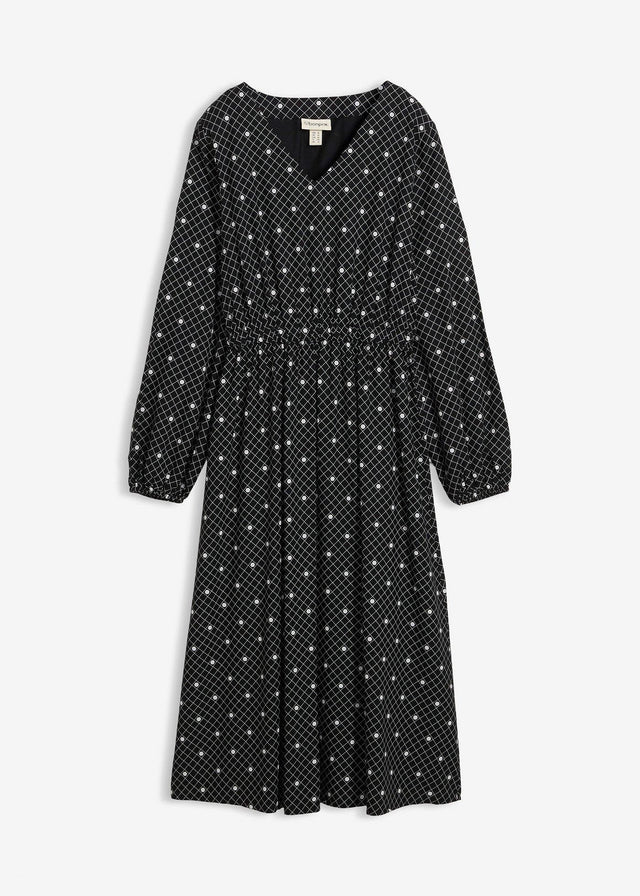 Dolga obleka iz padajoče viskoze