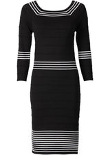 Pletena obleka iz padajoče viskozne mešanice