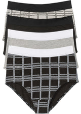 Visoke spodnjice iz ekološkega bombaža (4 kosi)