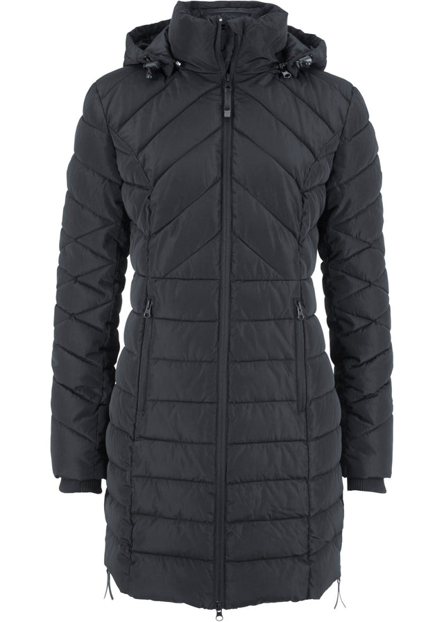 Dolga prešita jakna z vatiranjem