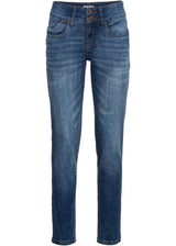 Mom kavbojke s srednje visokim udobnim pasom