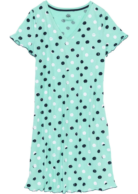 Kratka spalna srajca iz ekološkega bombaža