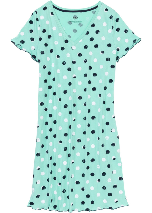 Kratka spalna srajca iz ekološkega bombaža