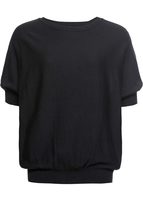 Fino pleten pulover iz bombažne mešanice