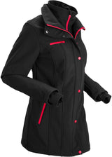 Vodoodbojna softshell stretch dolga jakna
