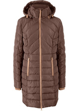 Dolga prešita jakna z vatiranjem