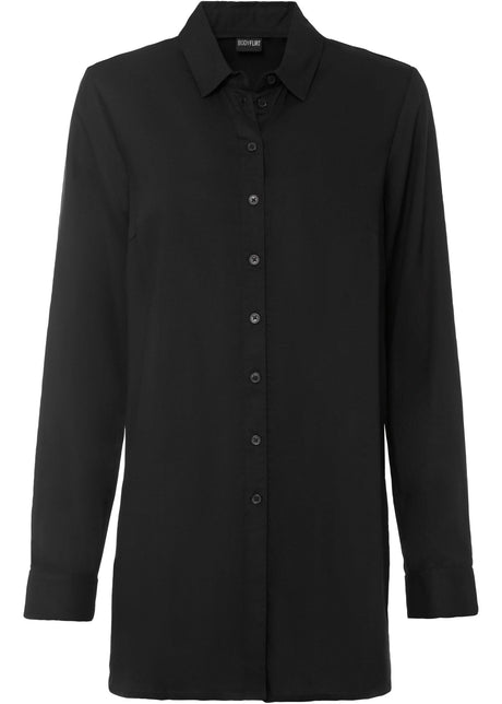 Srajčna bluza iz mehke viskoze