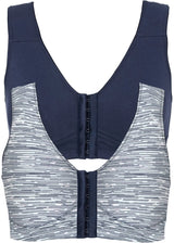 Nedrček z zapenjanjem spredaj brez kosti z ekološkim bombažem (2 kosa)