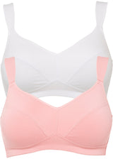 Nedrček brez kosti z ekološkim bombažem (2 kosa)