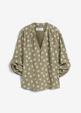 Ohlapna bluza iz zračnega muslina