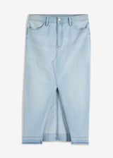 Krilo iz jeansa z razporkom