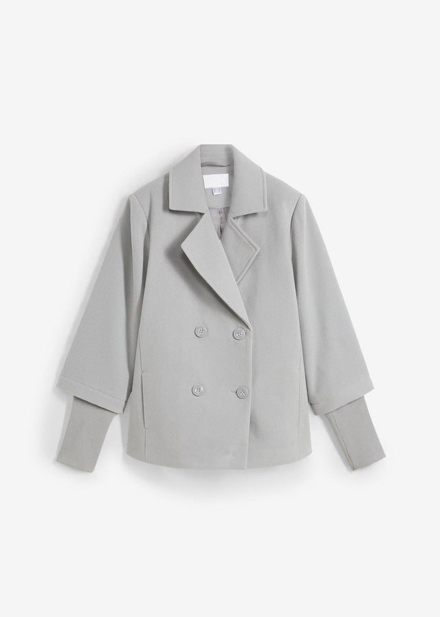 Mornarska jakna s pletenimi rokavi