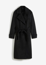 Plašč v volnenem videzu