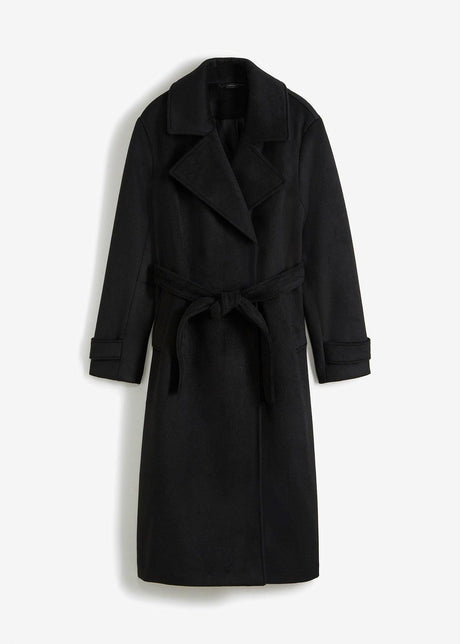 Plašč v volnenem videzu