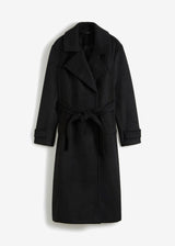 Plašč v volnenem videzu