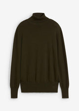 Fino pleten pulover s puli ovratnikom