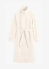 Plašč v volnenem videzu