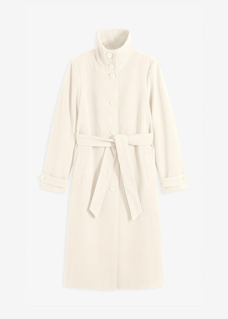 Plašč v volnenem videzu