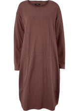 Obleka iz jerseyja v ohlapni obliki