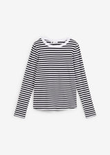 Majica z dolgimi rokavi iz čistega ekološkega bombaža