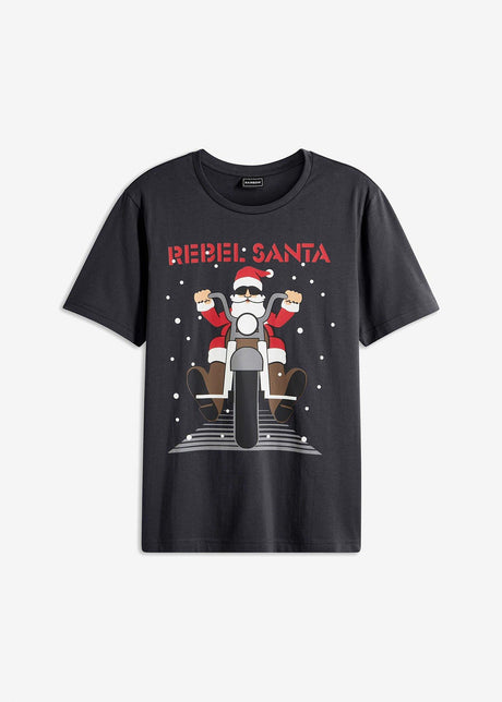 T-Shirt majica z božičnim motivom iz čistega ekološkega bombaža