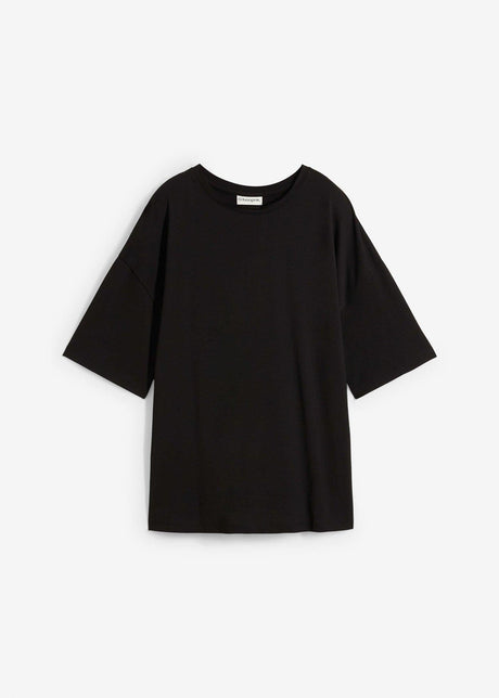 Ohlapna T-Shirt majica iz bombažne mešanice
