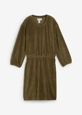 Obleka iz žametastega jerseyja