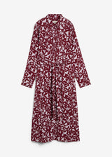 Srajčna obleka iz padajoče viskoze