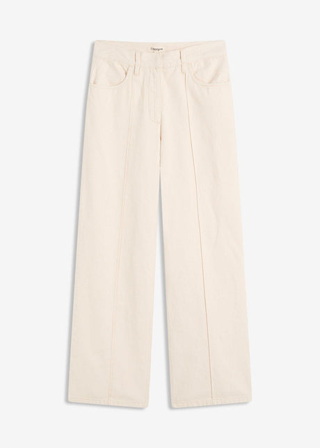 Hlače iz kepra iz čistega bombaža